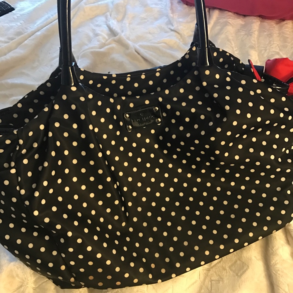 Kate spade diaper bag w/ changing pad & wallet